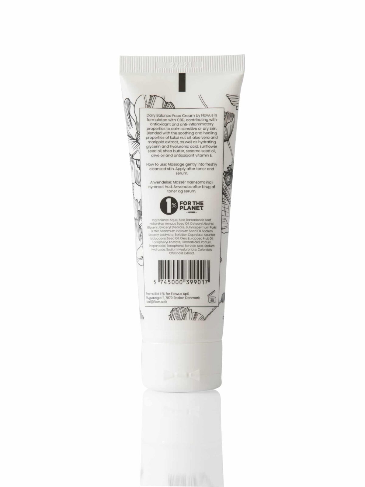 Ansigts creme med CBD og kukui olie